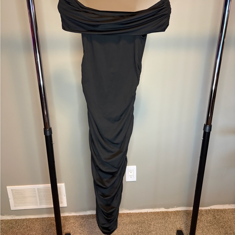 Elegant Black Off-Shoulder Dress